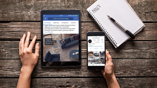 Nill's Mobilya “Facebook/Instagram” sayfa yönetimi Kuzey Işıkları'nda