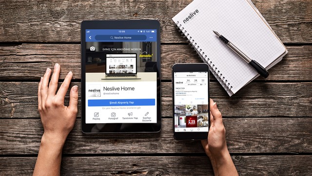 İnternet üzerinden ev dekorasyonu denilince “Neslive” Sosyal Medya Hesap yönetimi