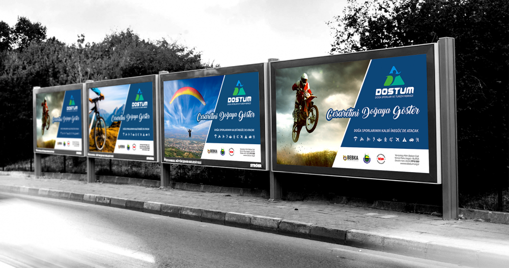 Billboard ve Yönlendirme çalışmalarını hazırladığımız “Dostum”