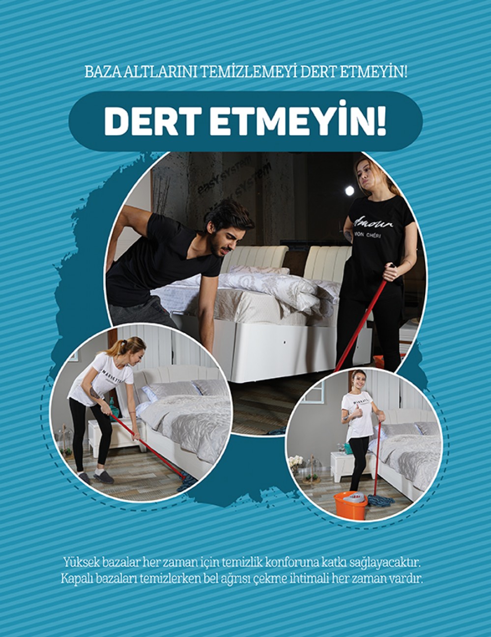 Mobilya sektöründe yaptığı çözümleri anlatan Luxe Life “Dert Etmeyin Projesi” Görsel Tasarımları