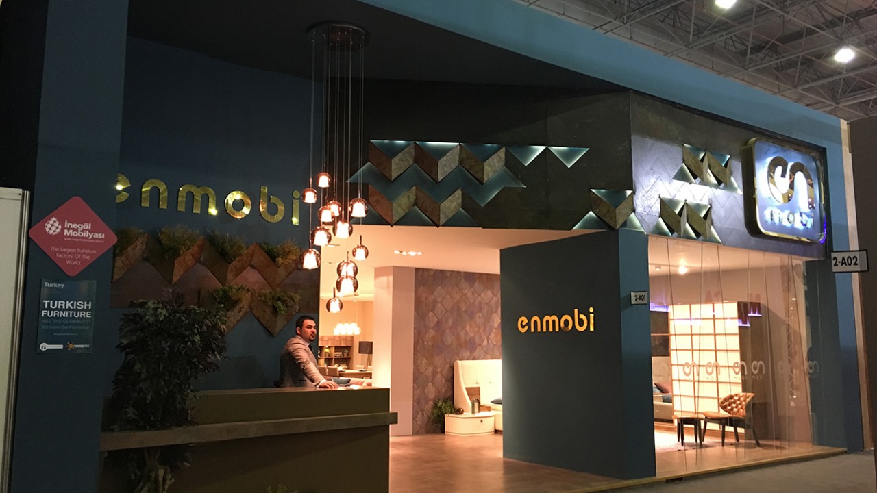 CNR IMOB 2016 Fuar stand çalışması “Enmobi Mobilya”