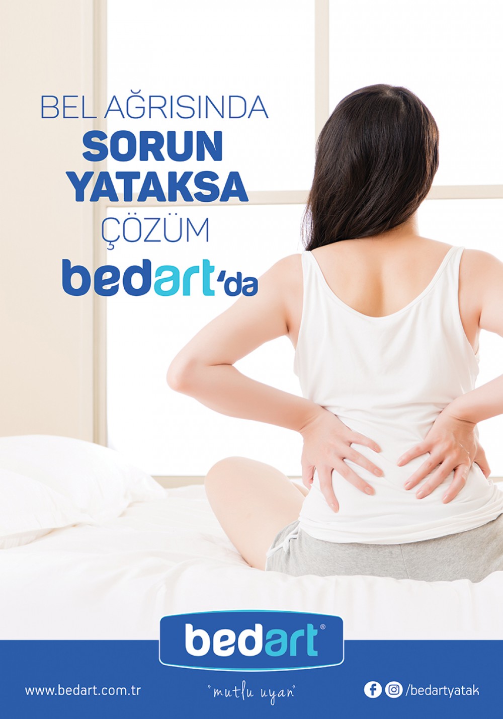Bedart mağazaları için hazırladığımız afiş ve slogan çalışmaları