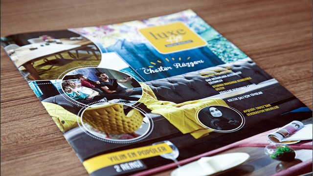 Luxe Life mağazaları için hazırlanan ve 25.000 adet basımı yapılan “Dergi Çalışması”