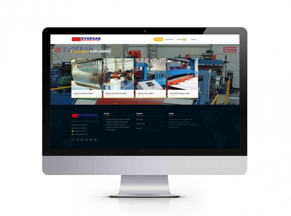 Evgesan “İnternet Sayfası Tasarımı” ile sizlerleyiz