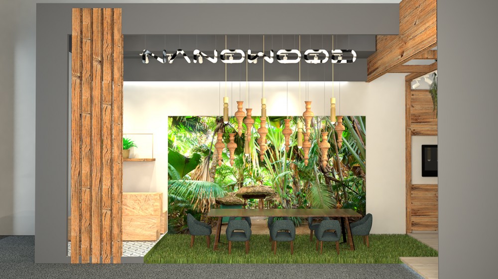 Intermob Fuarı için hazırladığımız “Nanowood” Fuar Standı