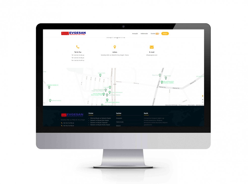 Evgesan “İnternet Sayfası Tasarımı” ile sizlerleyiz