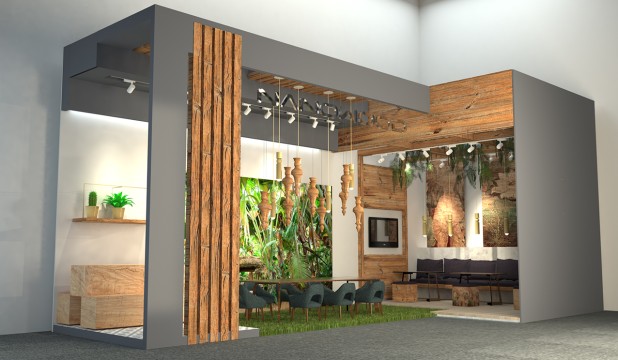 Intermob Fuarı için hazırladığımız “Nanowood” Fuar Standı