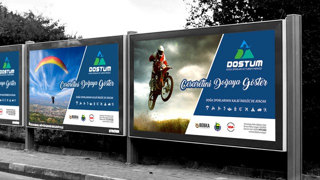 Billboard ve Yönlendirme çalışmalarını hazırladığımız “Dostum”