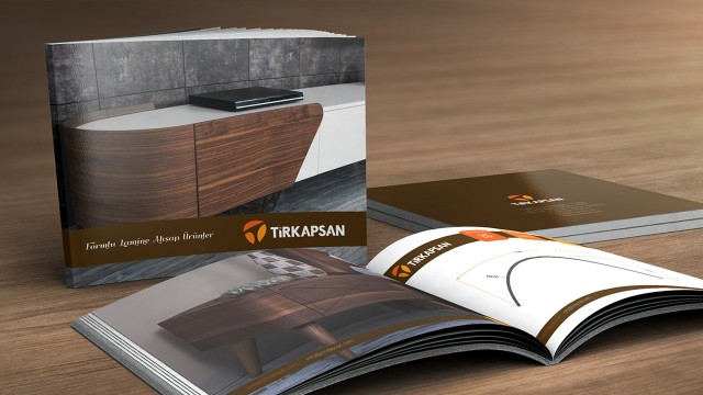 Ürün teknik sunumları için hazırlanan “Tirkapsan Katalog Tasarımı”