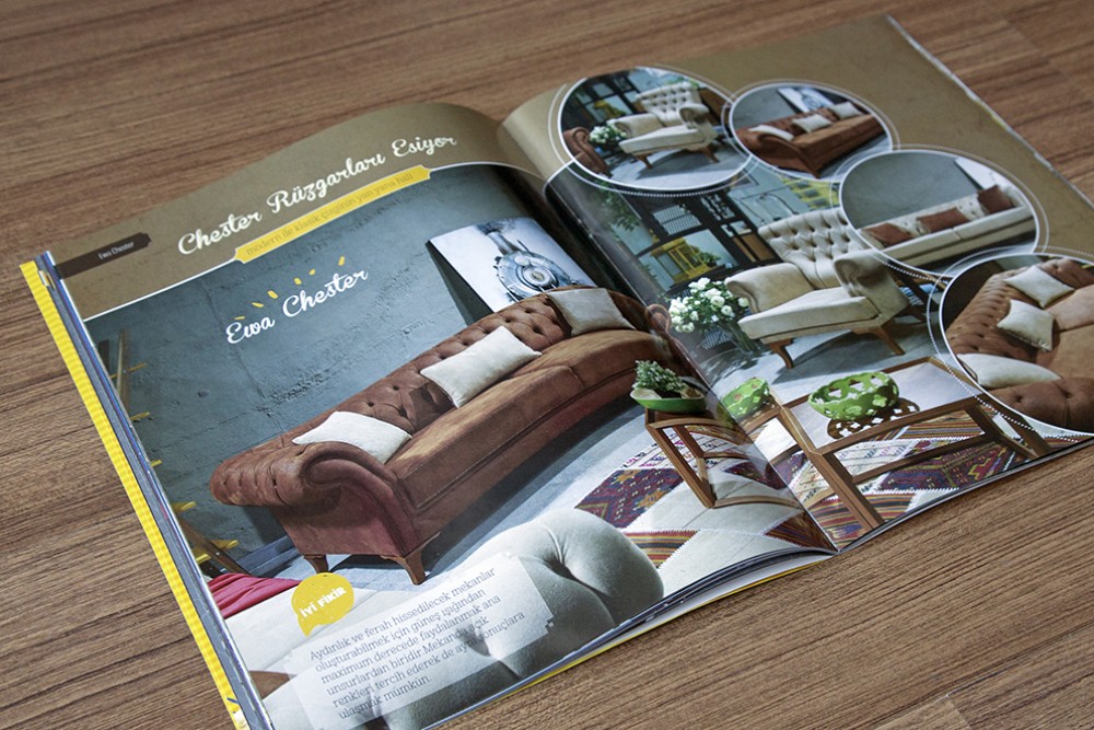 Luxe Life mağazaları için hazırlanan ve 25.000 adet basımı yapılan “Dergi Çalışması”