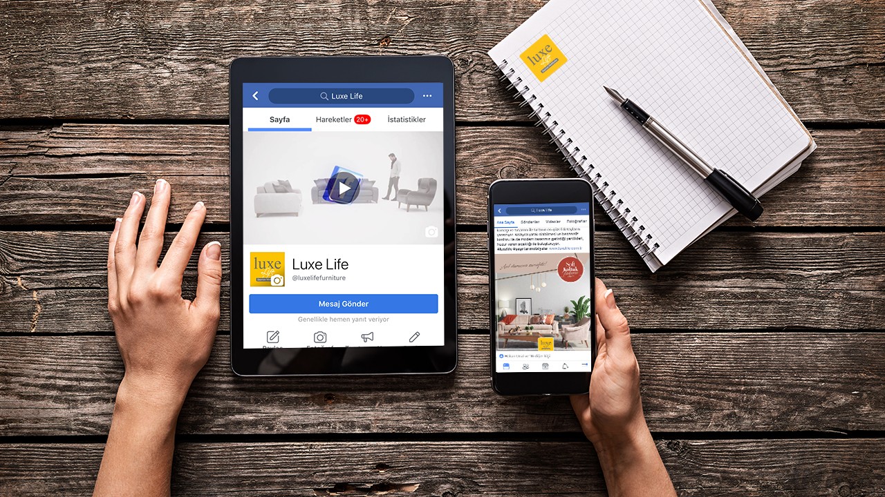 Luxe Life “Facebook/Instagram” sayfa yönetimi Kuzey Işıkları'nda
