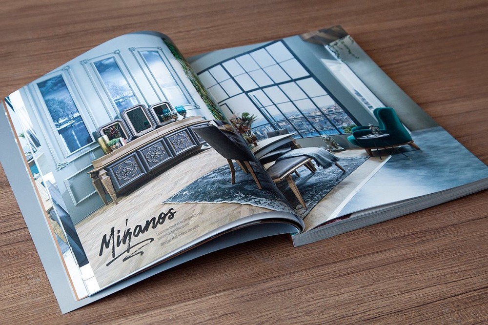 İDOL Mobilya 2018 yılı ürün katalog tasarımı Kuzey Işıkları'nda