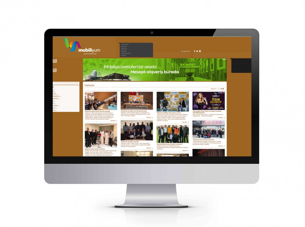 Tüm firmaların kendilerini ifade edebileceği özellikte alt yapısı güçlü “Mobiliyum İnternet Sayfası”