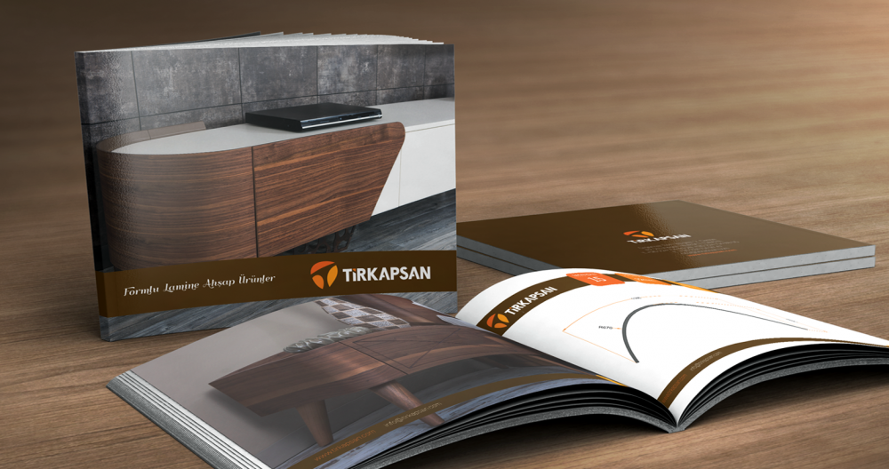 Ürün teknik sunumları için hazırlanan “Tirkapsan Katalog Tasarımı”