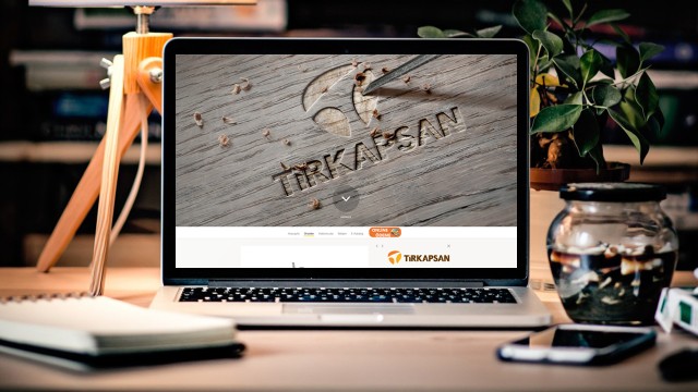 Tirkapsan için hazırladığımız “İnternet Sayfa Tasarımı”